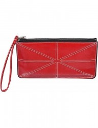 červená veĺká dámska peňaženka W3288