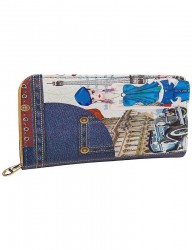 Dámska peňaženka s motívom paríža B3036