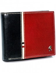 Pánska čierno-červená peňaženka Y1195