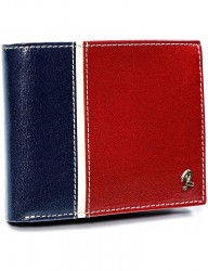 Rovicky červeno-modrá pánska peňaženka Y8801