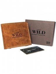 Svetlo hnedá kožená pánska peňaženka always wild B2351