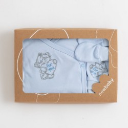 5-dielna dojčenská súpravička do pôrodnice New Baby Classic modrá modrá
