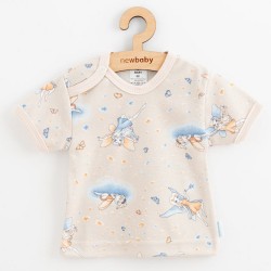 Dojčenské bavlnené tričko s krátkym rukávom New Baby Víla podľa obrázku