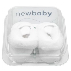 Dojčenské zimné semiškové capačky ku krstu New Baby 12-18 m chlapec biela #4