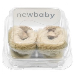 Dojčenské zimné semiškové capačky New Baby 12-18 m svetlo hnedé #4